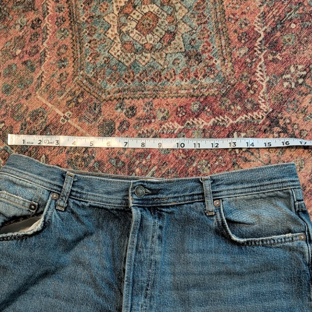 Free People Denim Frayed Hem Women Shorts - Picture 8 of 8